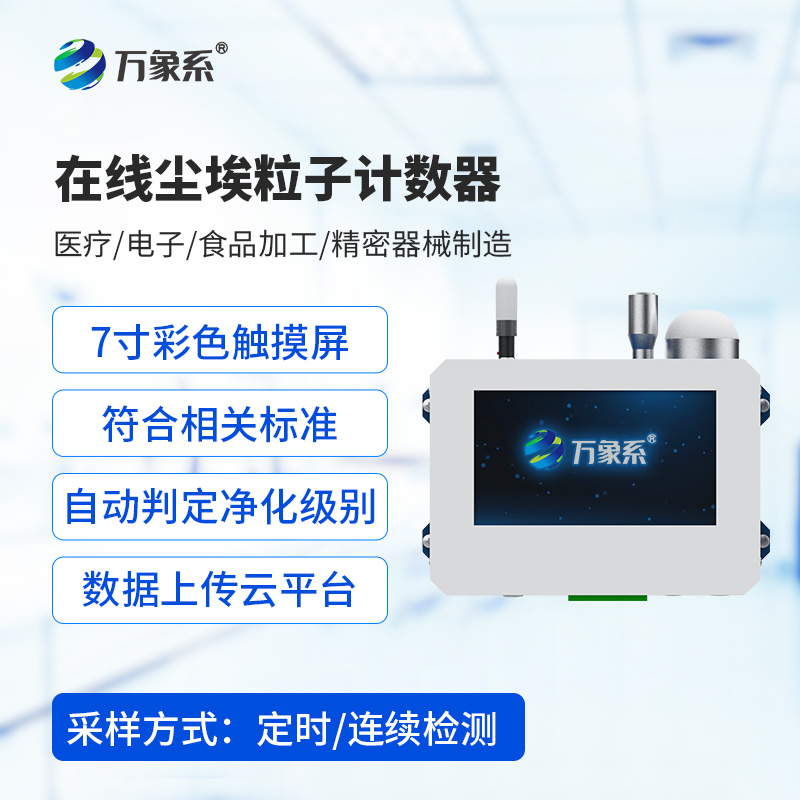 在線塵埃粒子計數器簡單介紹